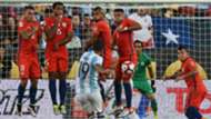 Eduardo Vargas Jean Beausejour Arturo Vidal Gonzalo Jara Gary Medel Claudio Bravo Ever Banega Argentina Chile Group D Copa America Centenario 06062016