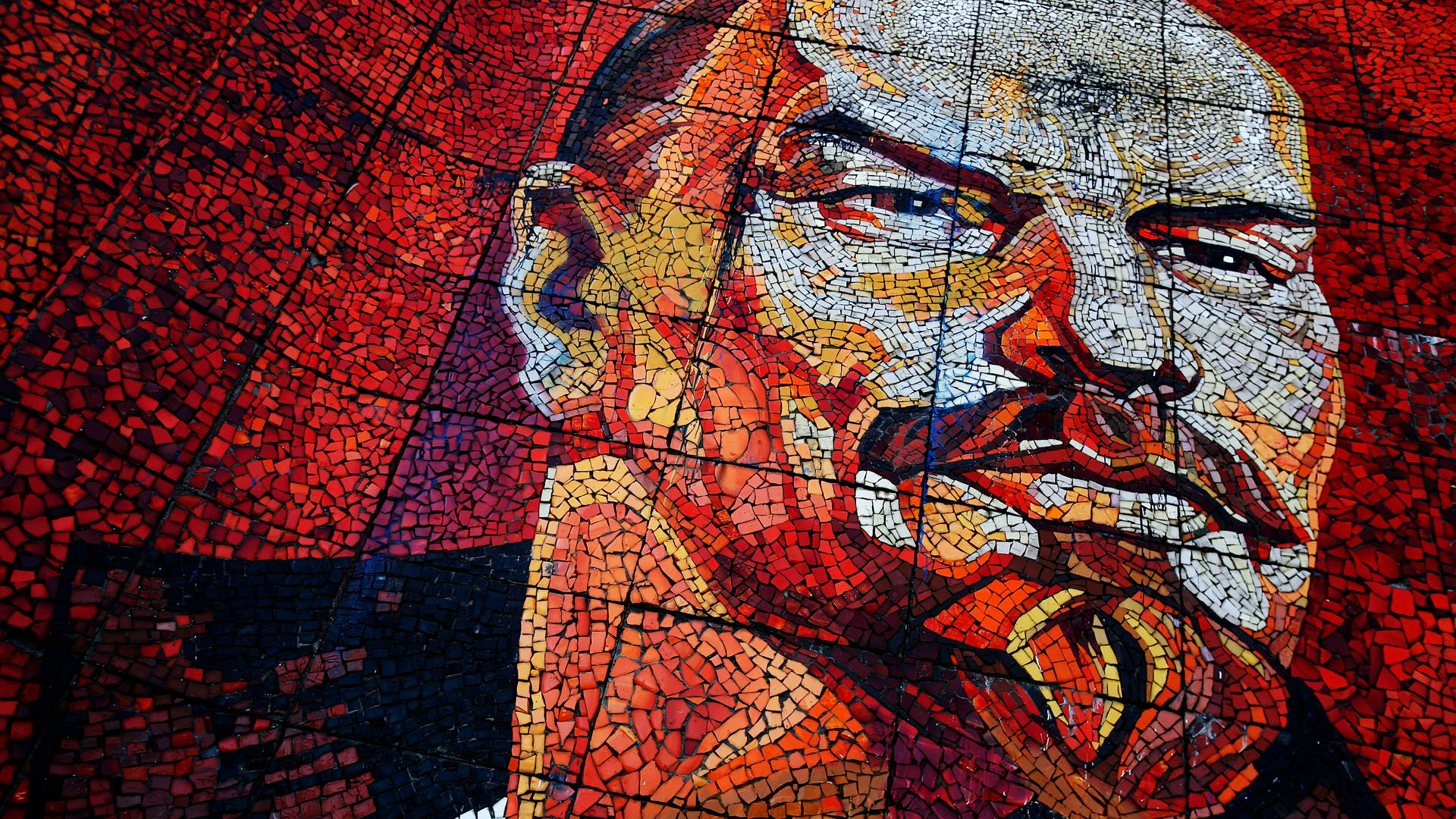 Советская мозайка Ленин