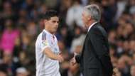 James Rodríguez & Calo Ancelotti Real Madrid