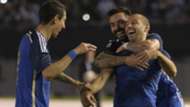 Angel Di Maria Ezequiel Lavezzi Javier Mascherano Argentina Trinidad y Tobago