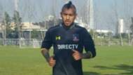 TW Arturo Vidal Entrenando en Colo Colo 15072016