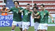Marcelo Martins Pablo Escobar Walter Flores Marvin Bejarano Bolivia Ecuador WC Qualifiers 11102016