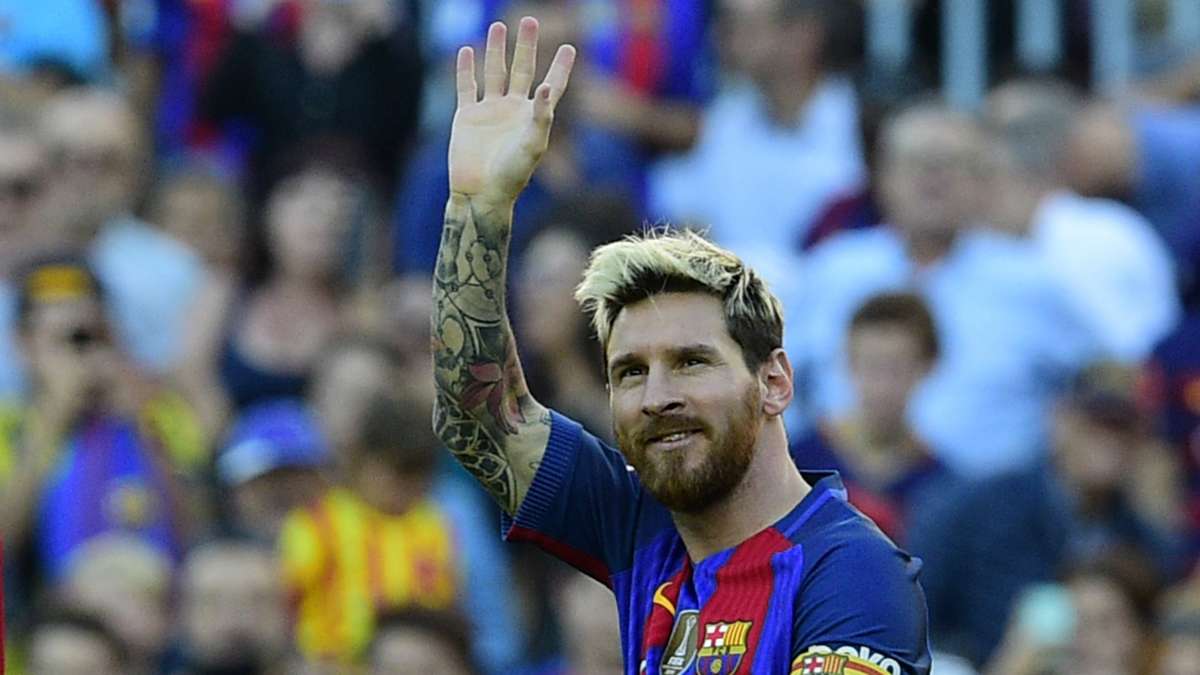 O que acontece quando Messi faz gol pelo Barcelona | Goal.com