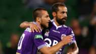 Nebojsa Marinkovic Diego Castro Perth Glory v Central Coast Mariners A-League 12122015