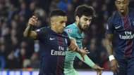 Andre Gomes Marquinhos PSG Barcelona Champions League R16 02142017
