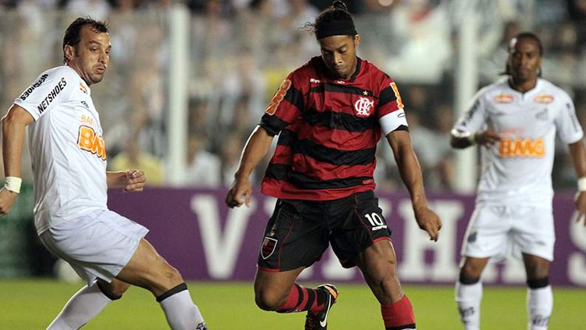 flamengo vs santos ronaldinho vs neymar