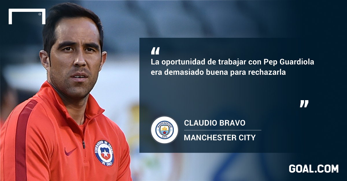 Las Primeras Frases De Claudio Bravo Como Jugador De Manchester City Goal Com