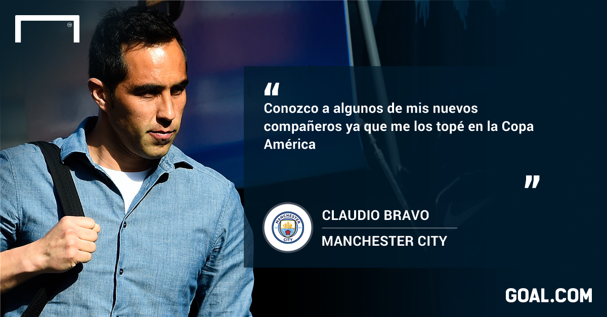 Las Primeras Frases De Claudio Bravo Como Jugador De Manchester City Goal Com