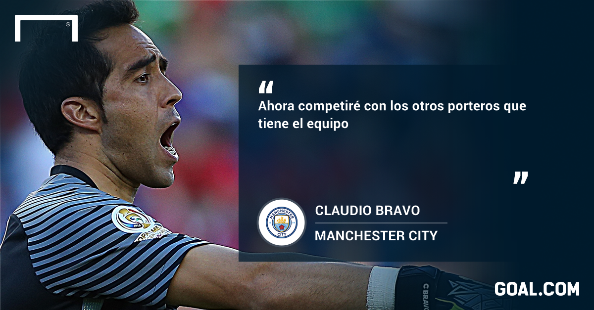 Las Primeras Frases De Claudio Bravo Como Jugador De Manchester City Goal Com