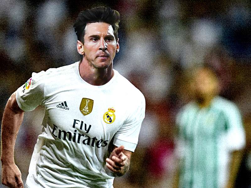 Messi surpreende e assina com o Real Madrid, por € 500