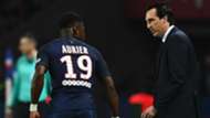 Unai Emery Serge Aurier PSG Lyon Ligue 1 19032017
