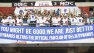 Delhi Dynamos FC Fans during match against Mumbai City FC ISL season 3 2016