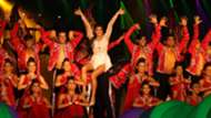 Jacqueline Fernandez performs during ISL Season 3 opening ceremony