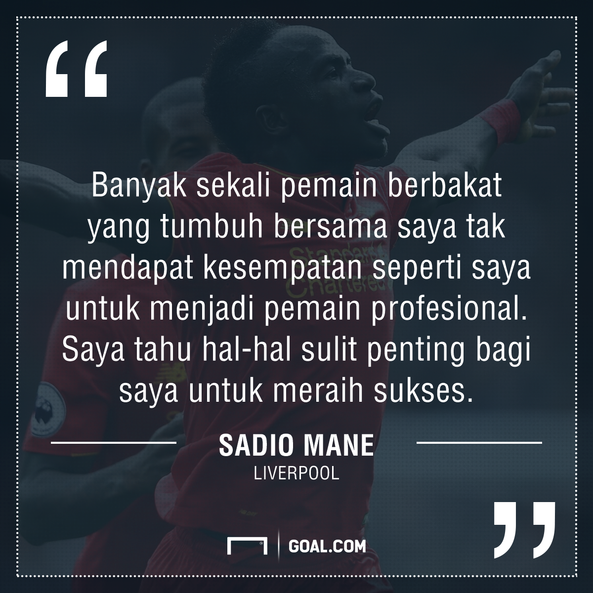 Berita Liverpool Kisah Sadio Mane Dari Bocah Ingusan