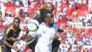 AFC Leopards attacking midfielder Allan Kateregga against Chemelil Sugar
