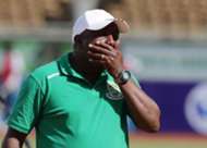 Mathare United coach Francis Kimanzi against Kakamega Homeboyz
