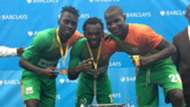 Zesco United trio of Jesse Were David Owino and Anthony Akumu