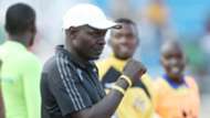 Muhoroni Youth coach Tom Juma follows proceedings at Nyayo Stadium