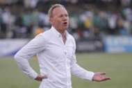 Frank Nuttall reacts as Ulinzi Stars defence remained tight during their league match last season