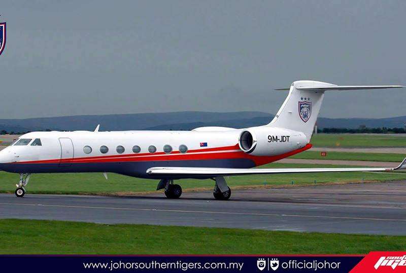 Jdt Gifted An Airplane By The Johor Sultan Goal Com