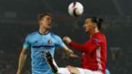 Wessel Dammers, Zlatan Ibrahimovic, Manchester United vs. Feyenoord, 11242016
