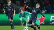 Marco Verratti, Sergi Roberto, Paris Saint-Germain - FC Barcelona, Champions League, 02142017