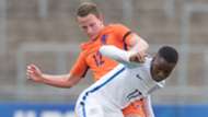 Ademola Lookman of England & Julian Lelieveld of the Netherlands