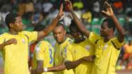 Heartland celebrate goal vs Ikorodu United