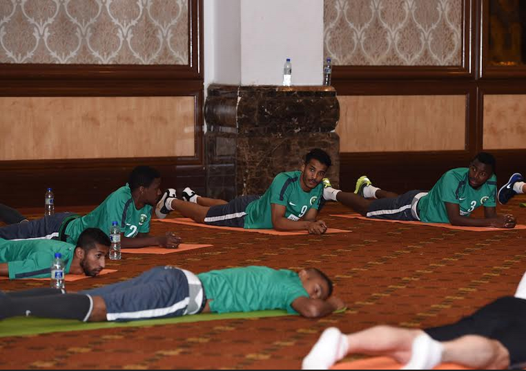 في مقر إقامة لاعبي المنتخب السعودي Goal Com