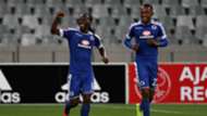 Reneilwe Letsholonyane and Thabo Mnyamane - SuperSport United