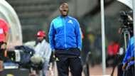 Pitso Mosimane on the touchline for Sundowns