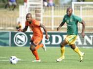 Puleng Tlolane and Jacky Motshegwa