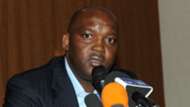 Pitso Mosimane addresses the media