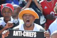 Orlando Pirates fans at the FNB Stadium