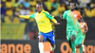 Khama Billiat of Sundowns in action against Zesco United