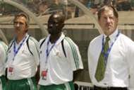 Steve Komphela and Stuart Baxter