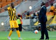 Kaizer Chiefs striker Camaldine Abraw & Steve Komphela