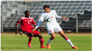 Karl Hall (Seychelles) & Ananias Gebhardt (Namibia) Cosafa Cup 2015
