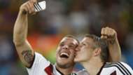 Lukas Podolski Bastian Schweinsteiger Germany