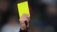 Yellow card referee