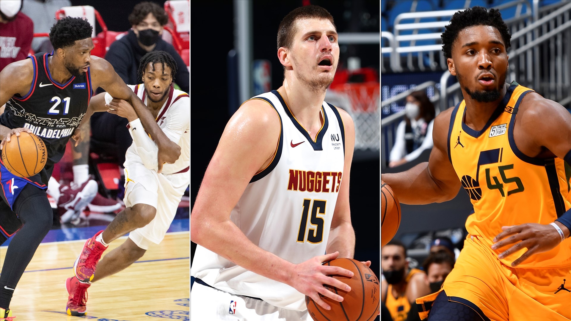 #Embiid #Jokic #Mitchell