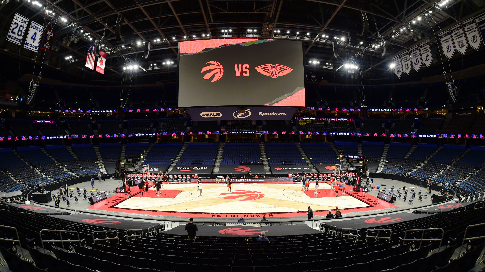 Fans No Longer Allowed At Toronto Raptors Home Games At Amalie Arena Due To Rise In Covid 19 Cases Nba Com Canada The Official Site Of The Nba