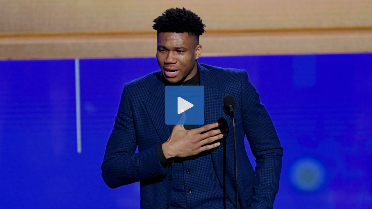 NBA Awards 2019: Giannis Antetokounmpo delivers emotional ...