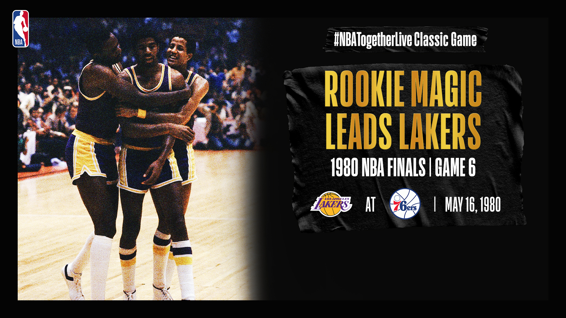 Nbatogetherlive Rookie Magic Johnson Leads Los Angeles Lakers To 1980 Nba Championship Nba Com India The Official Site Of The Nba