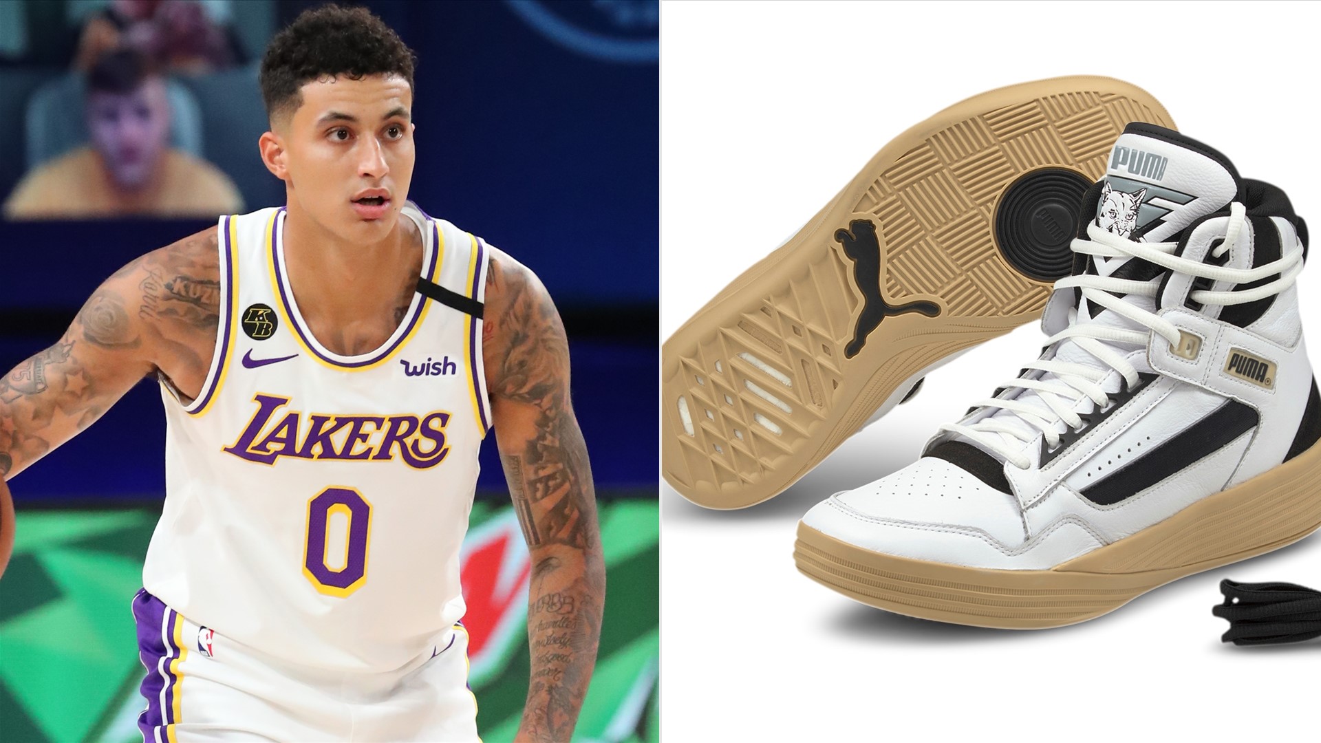 Los Angeles Lakers forward Kyle Kuzma designs new sneaker for Puma