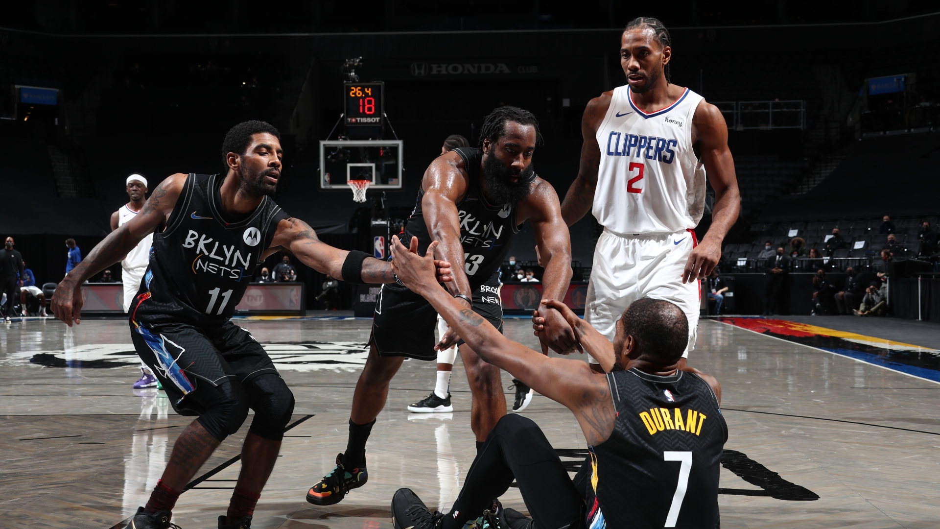 James Harden S Seamless Fit In Brooklyn On Display As Nets Outlast Clippers In Potential Nba Finals Preview Nba Com Australia The Official Site Of The Nba