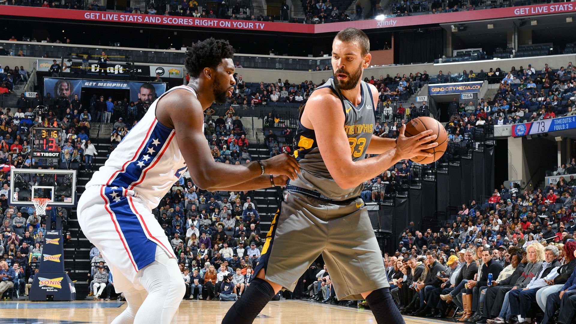 Nba Playoffs 2019 Can Marc Gasol Slow Down 76ers Superstar Joel