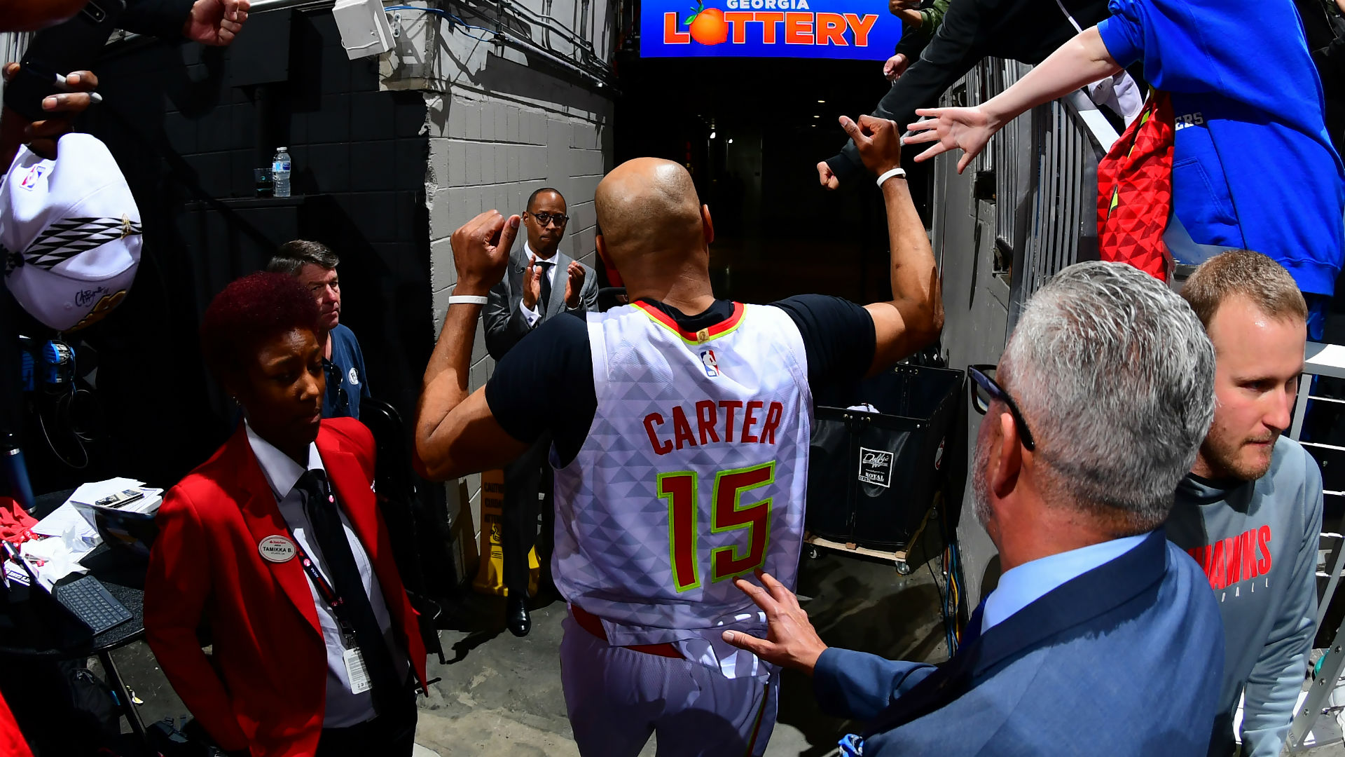 Vince Carter on what could have been the final game of his