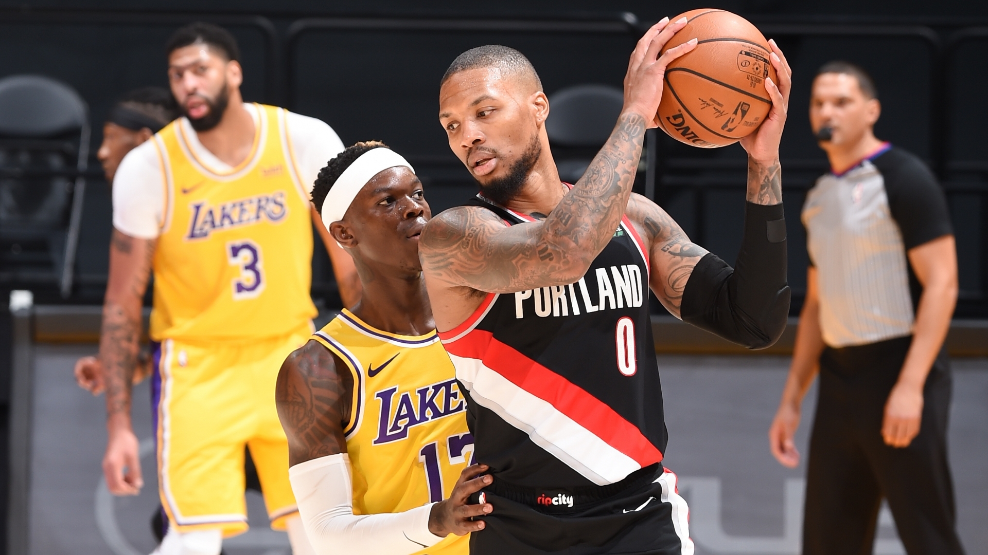 Clutch Damian Lillard And Gary Trent Jr S Red Hot Shooting Help Trail Blazers Snap Lakers Win Streak Nba Com Australia The Official Site Of The Nba