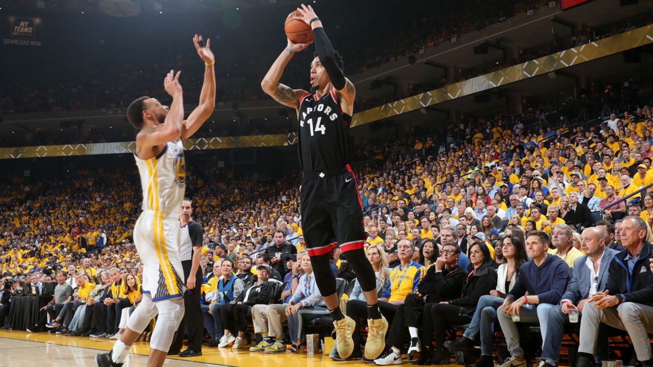 Nba Finals 2019 Danny Green Shoots Up The Finals Record Book In Game 3 Nba Com Australia The Official Site Of The Nba